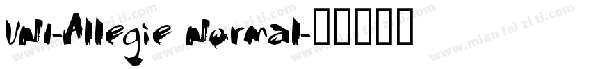 VNI-Allegie Normal字体转换